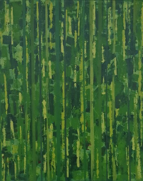 URBAN JUNGLE o4, 70x70 cm, acrylic on canvas