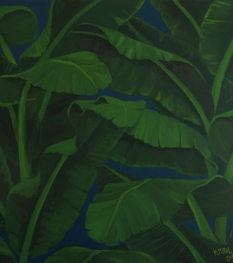 URBAN JUNGLE o1, 70x70 cm, acrylic on canvas