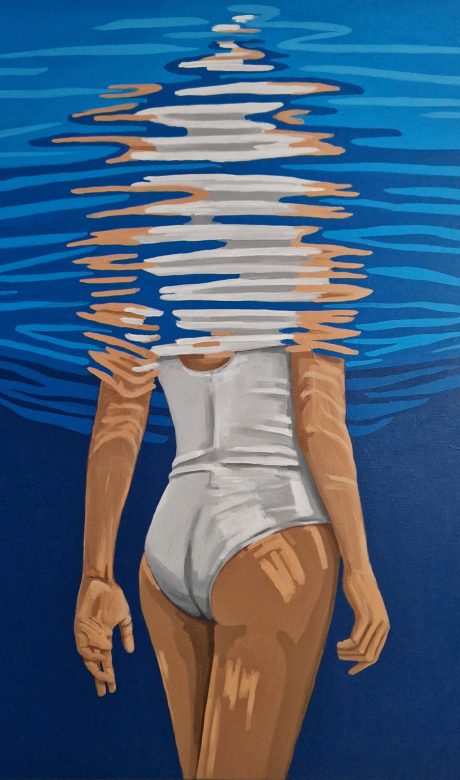 CLARITY o2 | 8o x 1oo cm | acrylic on canvas