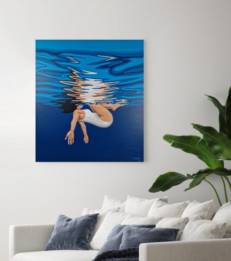 CLARITY o1 | 8o x 9o cm | acrylic on canvas